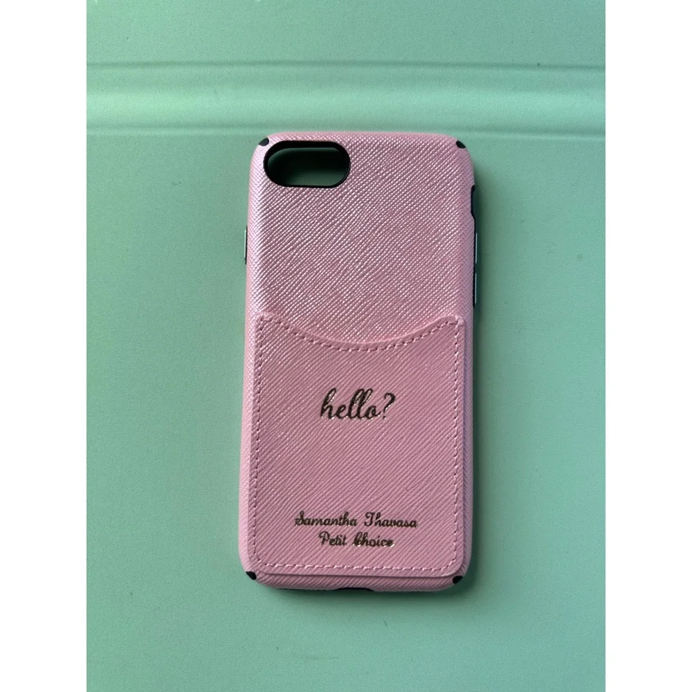 Samantha Thavasa‎ Petit Choice Pink Hello Card Holder iPhone Case Cover
